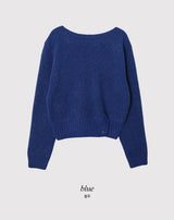#セクシーワンショルダーボタンニット (3color)