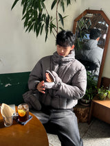 Winter Glove-Hood Puffer Jacket (3 Colors)