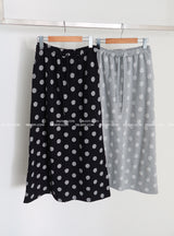Dot Polka Dot Maxi Long Skirt