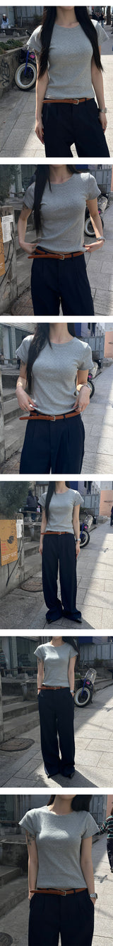 [S/S] slim fit half t-shirts(4color)