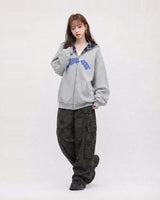 (UNISEX) Chill Reversible Over Hood Zip-Up