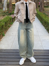 Crunch Rivet Blouson Jacket