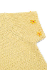 Mini Flower Short Knit [Yellow]