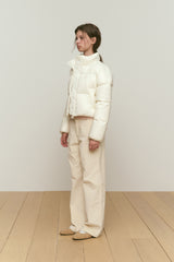 CHERRY GLOSSY DOWN [IVORY]