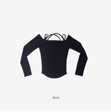コリンチョーカーオフショルダーTシャツ
