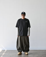 オン ドローイング レイヤード ロングスリーブ Tシャツ