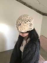 フラワーニットビーニー