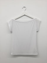 リベットボートネックTシャツ (3color)