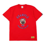 EXAMPLE カレッジBBベア半袖Tシャツ