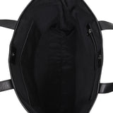 Dual Top Canvas Tote Bag_Black