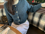 [MADE] ペティモヘアバックルカーディガン