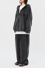 Nerv Pigment Hooded Zip Up (3color)