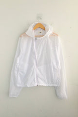 Light touch cropped hooded jacket