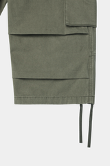 Vintage Military Capri Cargo Pants (Washed Khaki)