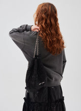 Flower backpack black