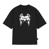 ホーリーハートエンジェルオーバーフィット半袖Tシャツ_BLACK