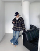 No.1020 T hairy check JK