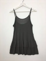 Silk Layer Frill sleeveless (2color)