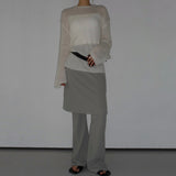 Layered Flare Pants - 3colors