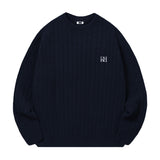[With Brooch] RÉSERVE CABLE OVER FIT KNIT (4color)