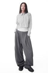  LINE BALANCE CROP SHIRT