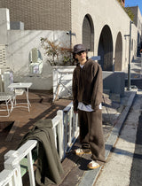 No.1076 M KNIT hood ZIP-UP (7color)