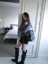 deep mood leather bag