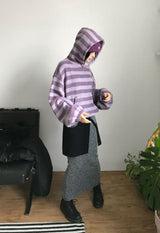 (WOOL) レイヤードボタンミニスカート
