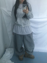 シフォンフリルラインドレス
