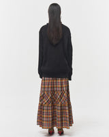 Bluesf merino wool henry neck knitwear - Black