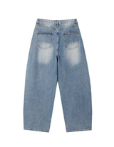 Alfie Wide Washed Denim Pants