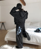 Kitsch Star Check Patch Training Pants