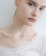 OVAL MINI NECKLACEㅣSILVER