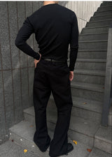 [S/F] Ragaln golgi side zipper slim t-shirts(3color)