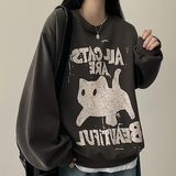 Alk ビンテージキャットスウェットシャツ
