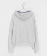 Darun Waffle Color Matching Button Hoodie