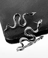 Black Snake Earrings