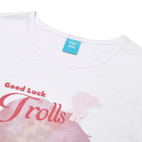 TROLLS SILHOUETTE SLIM FIT T-SHIRT - WHITE