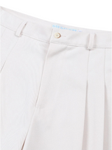 26ss wide double pleats chino pants 3color