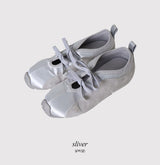 Double Ribbon Satin Flat Sneakers (2color)