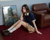 ロゴピケポロシャツ [NAVY]