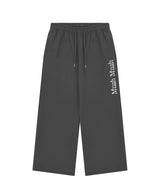ロゴステッチワイドバンディングパンツ【セットアップアイテムあり】