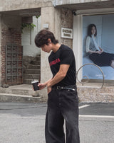 ルーベルトセミマッスルフィットショートスリーブTシャツ