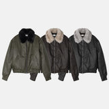 Dept Fur Leather Jacket (3color)