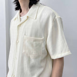 Subtle Texture Structured SS Shirt