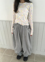 [unisex] Mihi Cut Wide Banding Pants