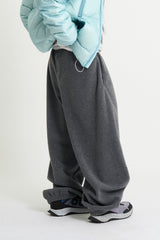 Cozy belted fleece jogger pants