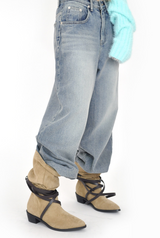 (UNISEX)carpenter denim pants