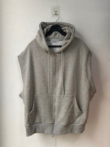 Half Hooded Sweat Vest 2C