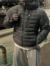 Tech multi-pocket hooded lightweight padding